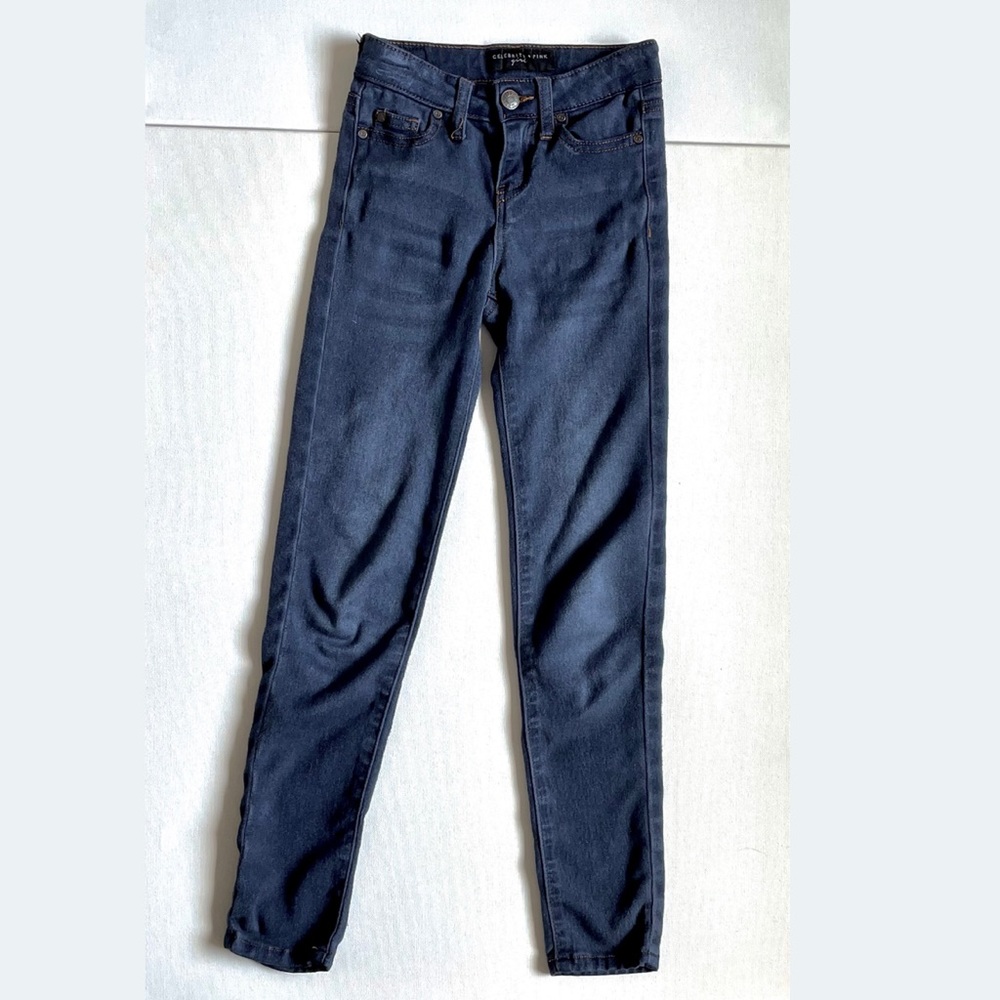 Celebrity Pink Super Soft Dark Blue Jeggings Size 7